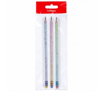 НАБОР Карандаш чернографитный Hatber Sense Ассорти "HB" НАБОР Карандаш чернографитный Hatber Sense Ассорти "HB"
