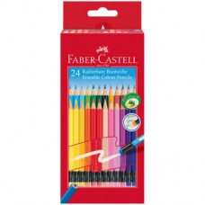 Карандаши цветные стираемые Faber-Castell, 24 цвета