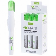 Ручка-корректор Hatber X-Mate 12m с металлическим наконечником с колпачком и клипом