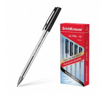 Ручка шариковая ErichKrause. ULTRA-10, черная