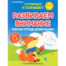 Развиваем внимание. Рабочая тетрадь дошкольника 5-6 лет