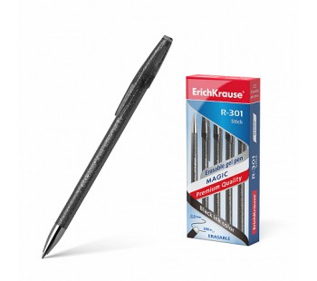 Ручка гелевая сo стираемыми чернилами ErichKrause® R-301 Magic Gel 0.5, черная