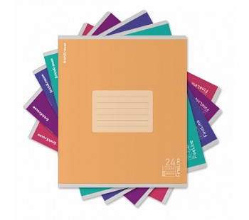 Тетрадь ШУ ErichKrause FineLine, 24 листа, линейка, матовая ламинация Тетрадь ШУ ErichKrause FineLine, 24 листа, линейка, матовая ламинация