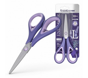 Ножницы ErichKrause Endeavor Lavender, 16 см, ассорти (в блистере1 шт.)