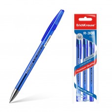 Ручка гелевая ErichKrause. R-301 Original Gel. 0,5. Цвет чернил синий. Комплект из 3 штук