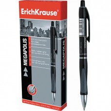 Ручка шариковая автоматическая ErichKrause. MEGAPOLIS Concept 0.7. Черная