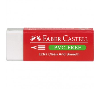 Ластик. Faber-Castell. PVC-free. Прямоугольный. Картонный футляр. 63*22*11мм