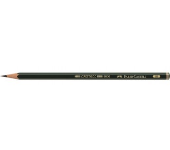 Карандаш чернографитный. Faber-Castel. Castell 9000. Твердость 6B 