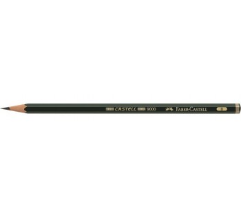 Карандаш чернографитный. Faber-Castel. Castell 9000. Твердость B 