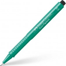 Капиллярная ручка. Faber-Castell. Ecco Pigment. 0,3 мм. Зеленая