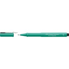 Капиллярная ручка. Faber-Castell. Ecco Pigment. 0,7 мм. Зеленая